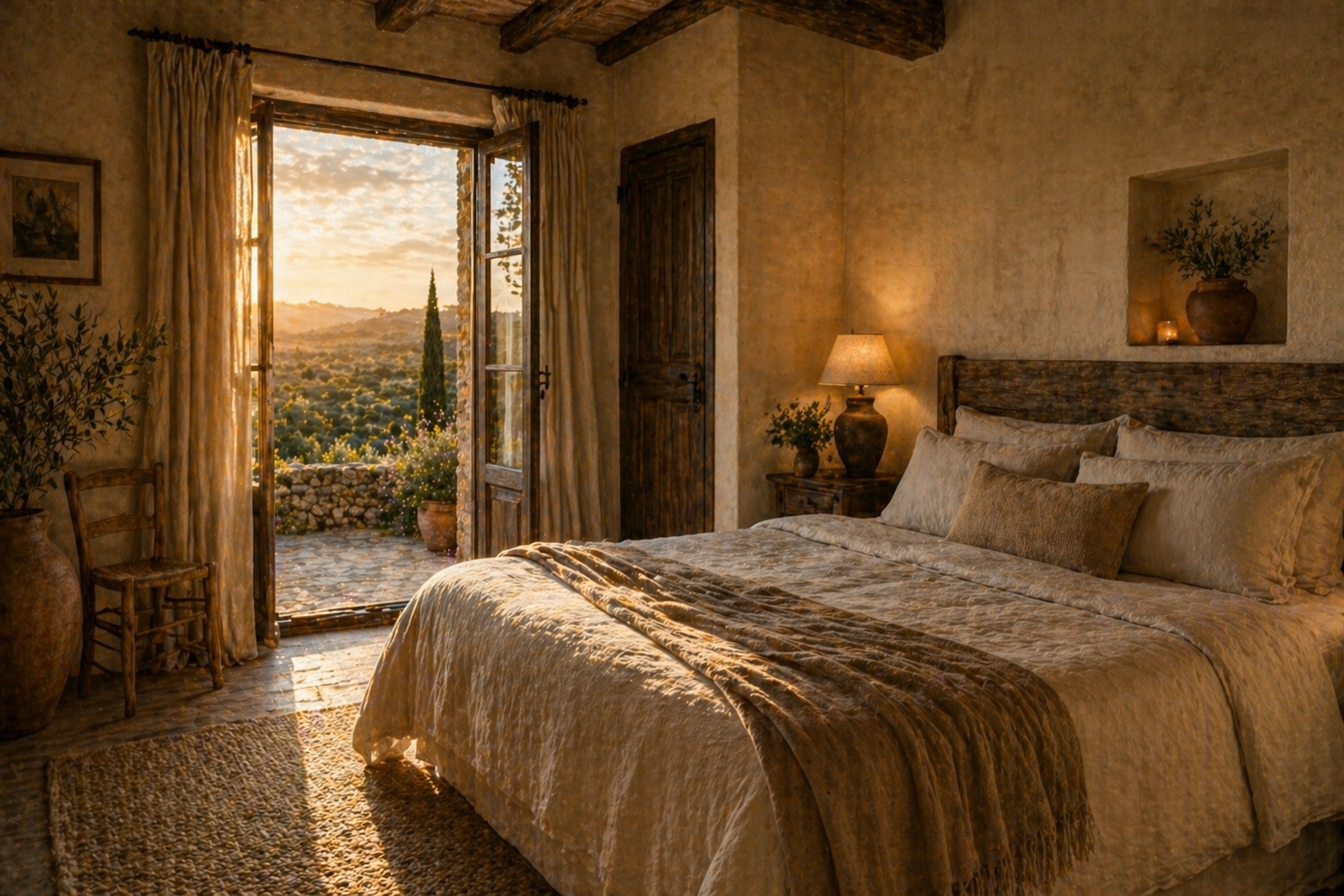 Comfortable bedroom