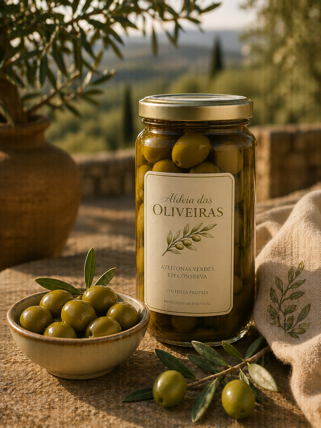 Table olives in brine