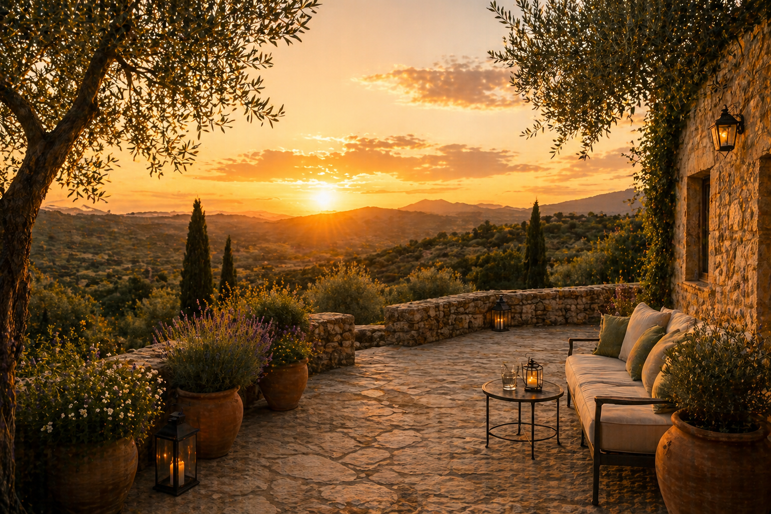 Sunset terrace